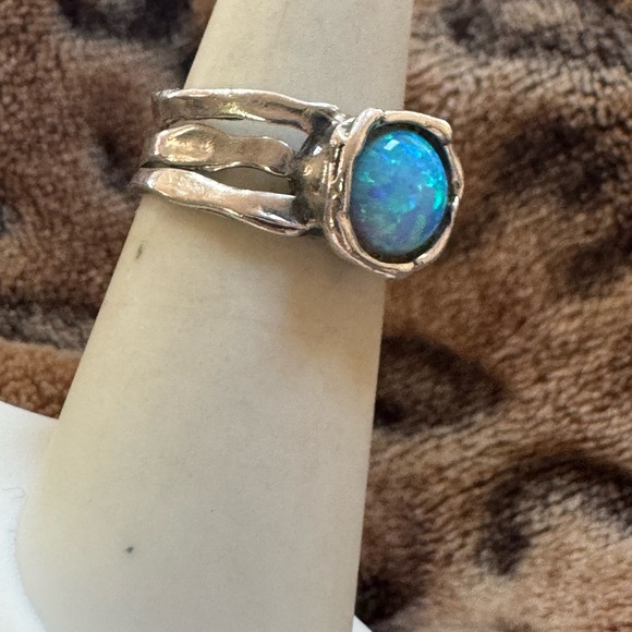 925 Opal Ring - Picture 15 of 16